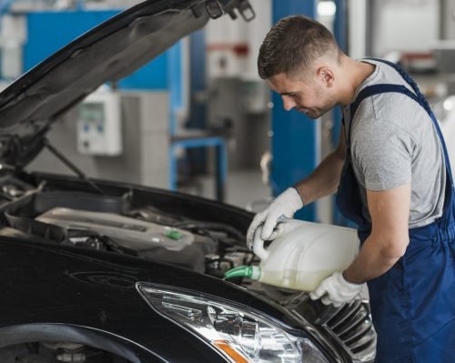 modern-automobile-mechanic-composition